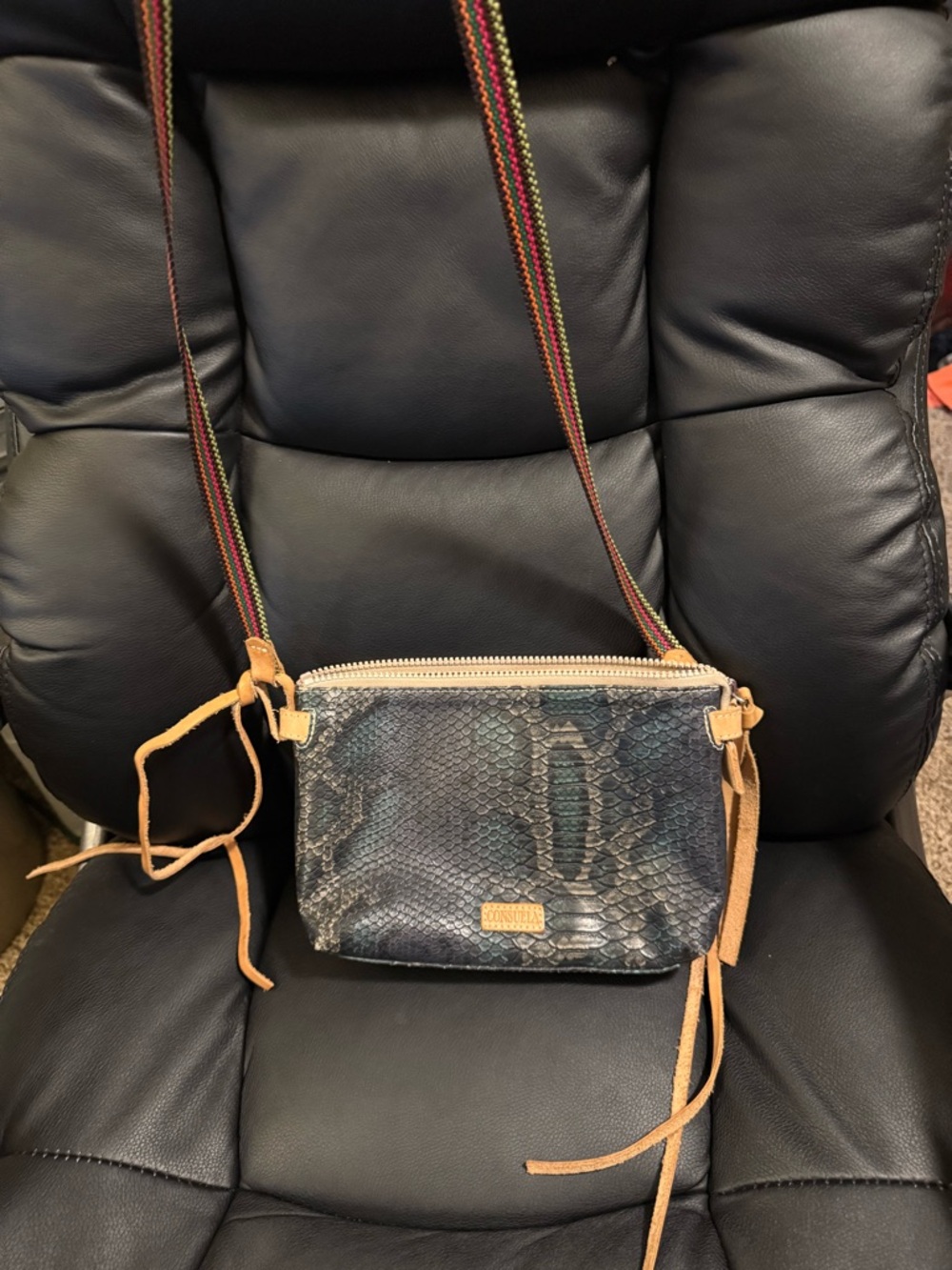 Consuela Rattler Crossbody 8x5 zip closure - Picture 6 of 8